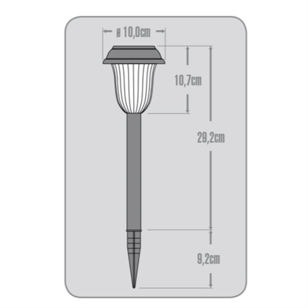 DURACELL havelampe i rustfrit stål med 5 lumen - 4 stk. GL010NP4-DU  